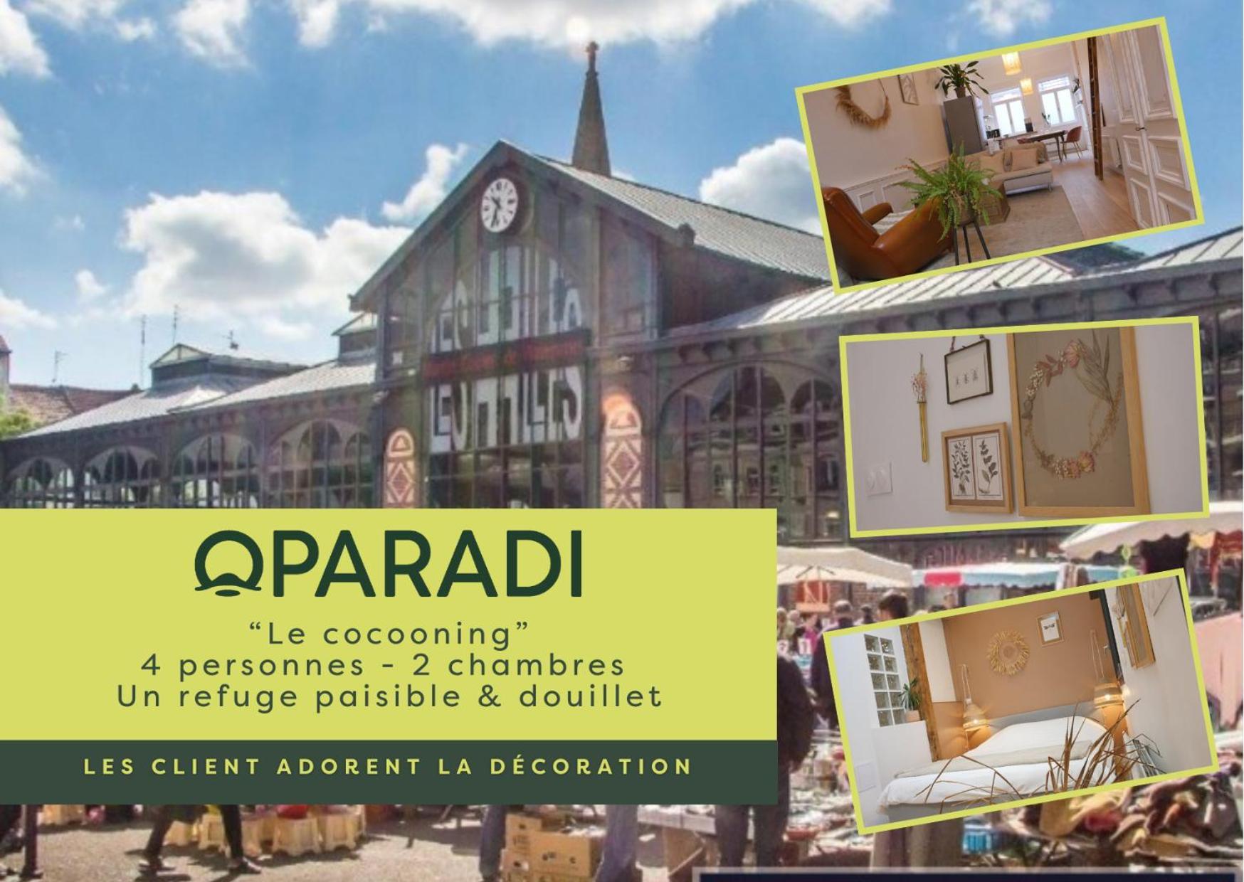Oparadi "Le Coconing" En Plein Coeur Du Marche De Wazemmes Lille Exteriér fotografie